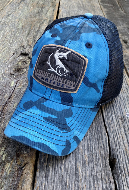 Tarpon Scales Trucker Hat - Mid Profile - Silver Patch *Multiple